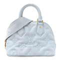 Calfskin Bubblegram Alma BB Ice Blue