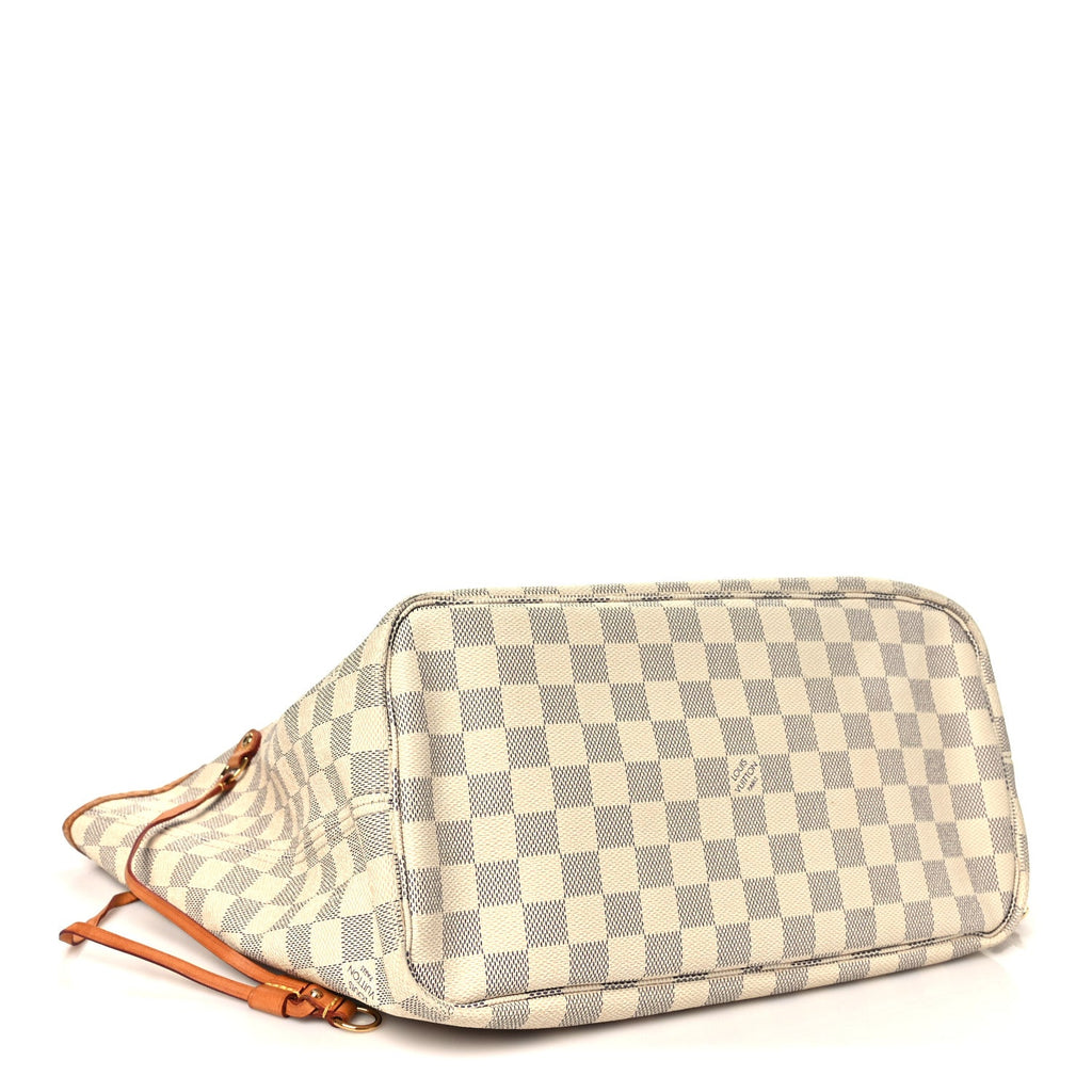 Damier Azur Neo Neverfull MM Rose Ballerine
