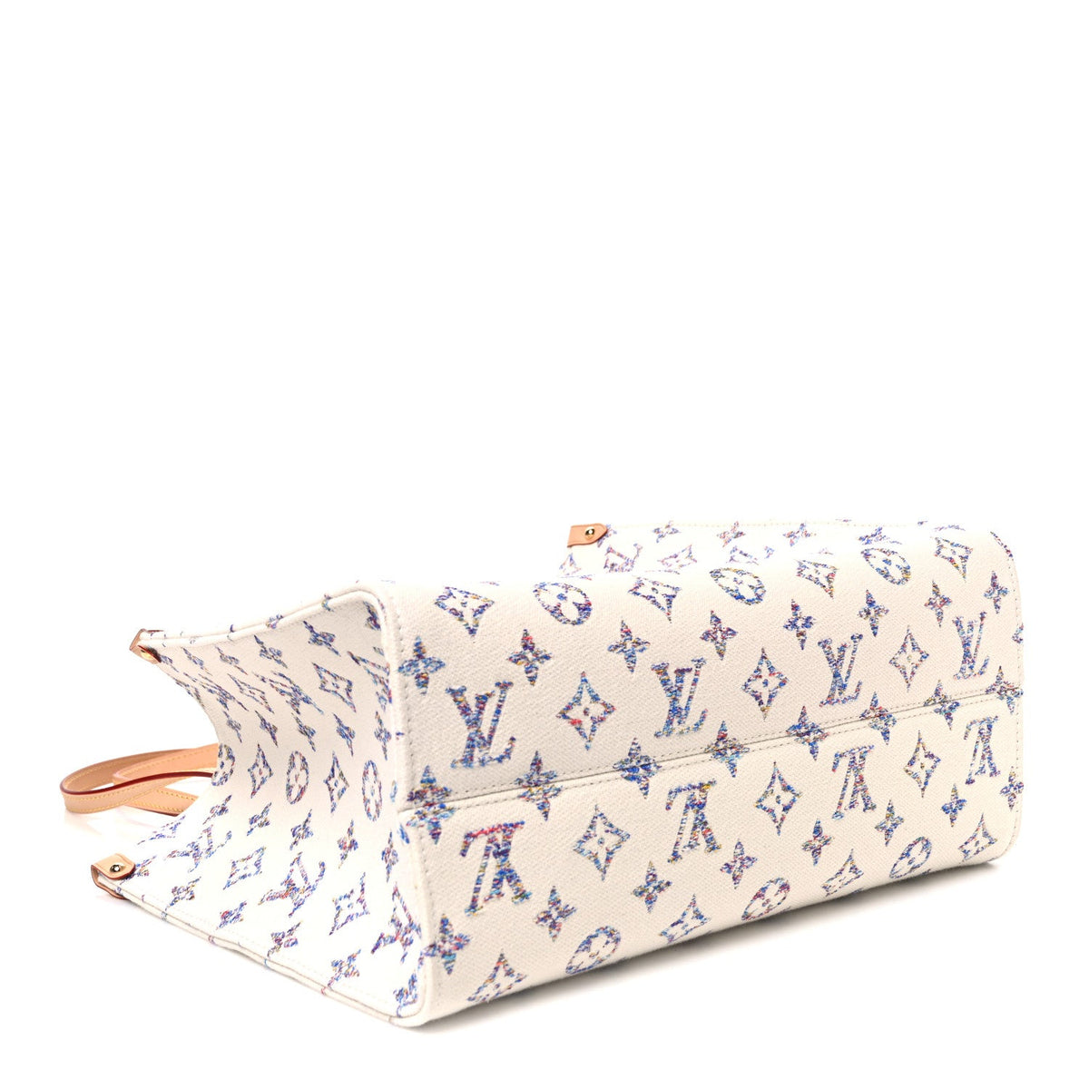 Monogram Jacquard Nautical Onthego MM Multicolor Beige