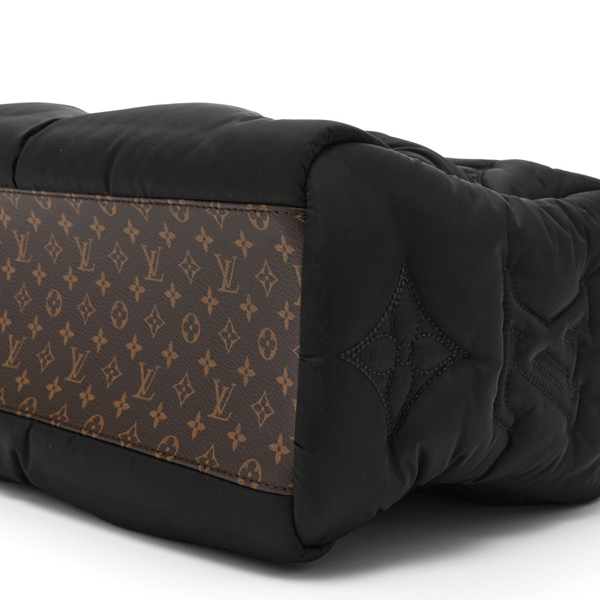 Econyl Monogram Pillow Giant Onthego MM Black