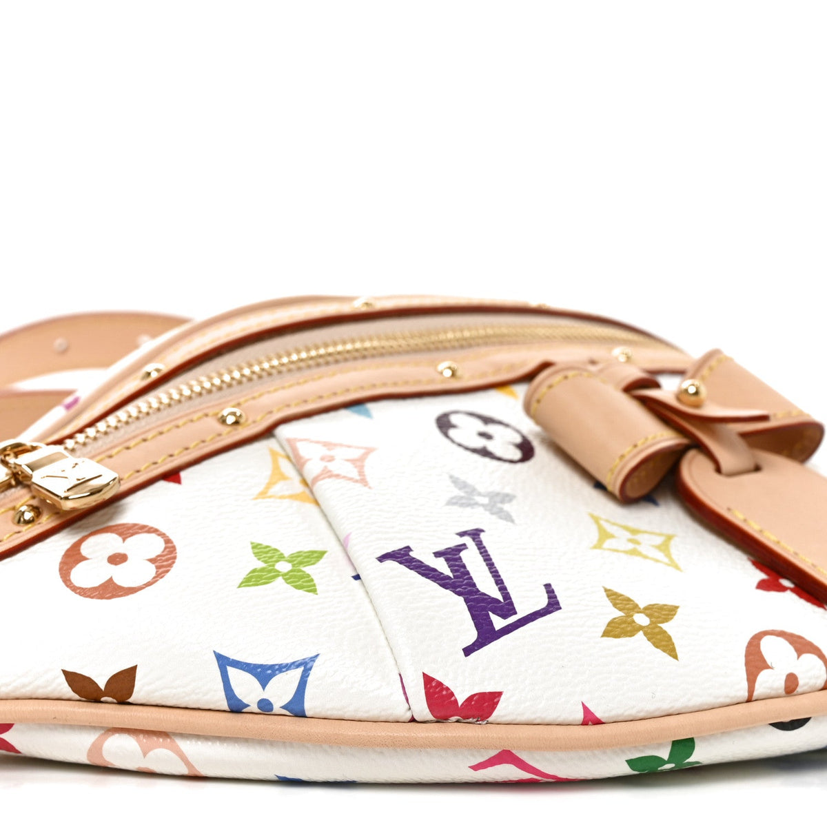 LV X TM Monogram Multicolor High Rise Bumbag White