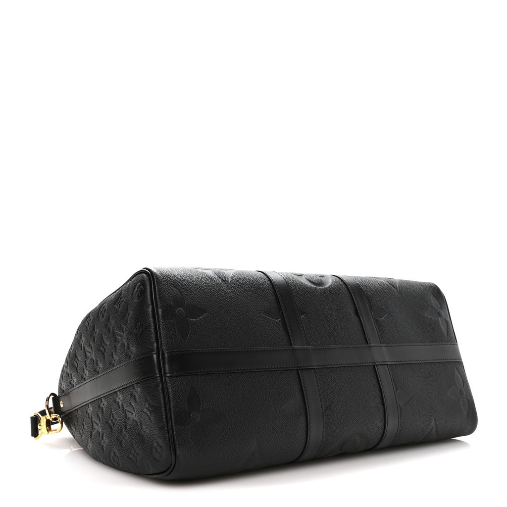 Empreinte Monogram Giant Keepall Bandouliere 45 Black Black