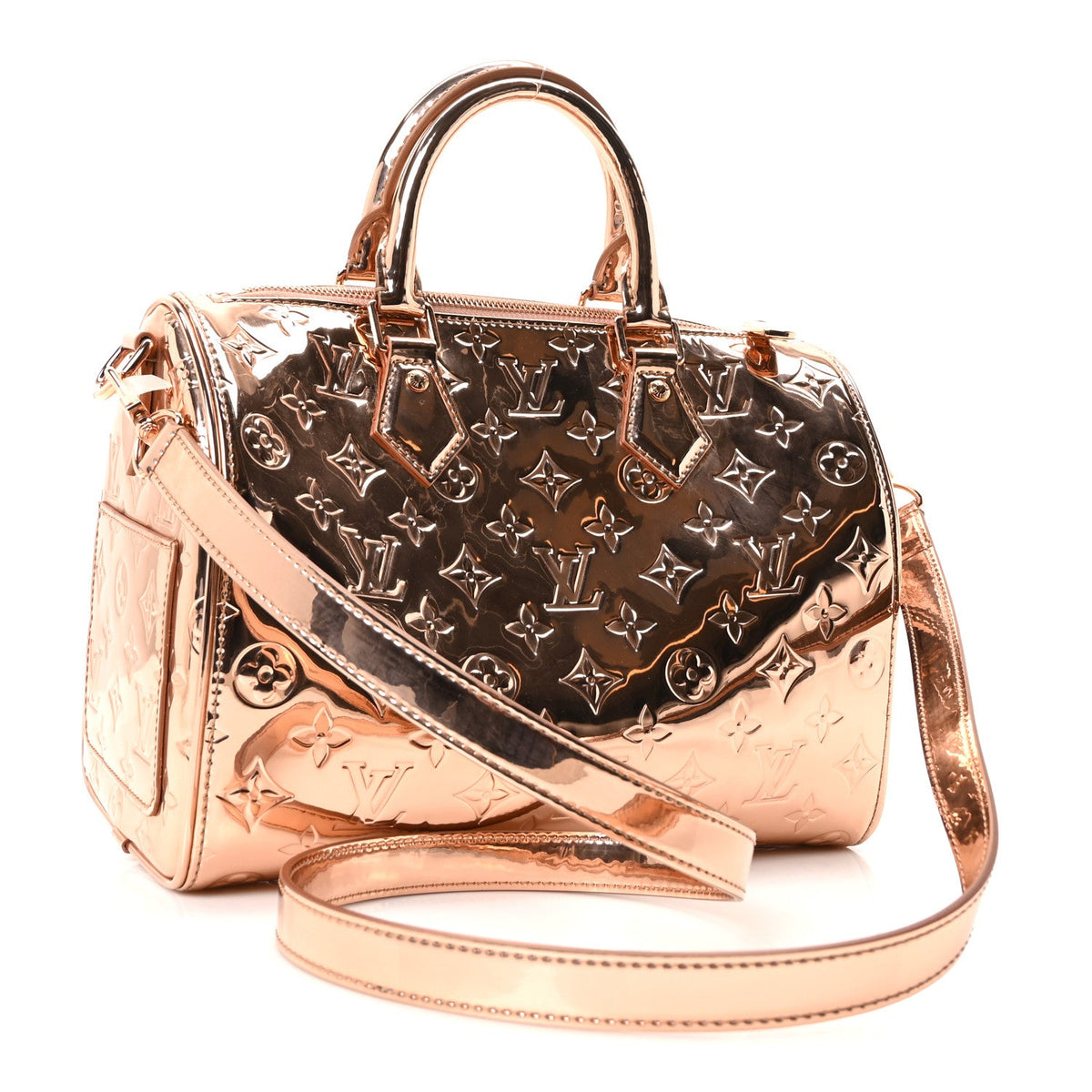 Monogram Miroir Speedy Bandouliere 25 Copper