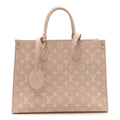 Empreinte Monogram Spring In The City Onthego MM Beige Pink Yellow
