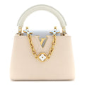 Taurillon LV Capucines Mini Blush Olyme Blue White