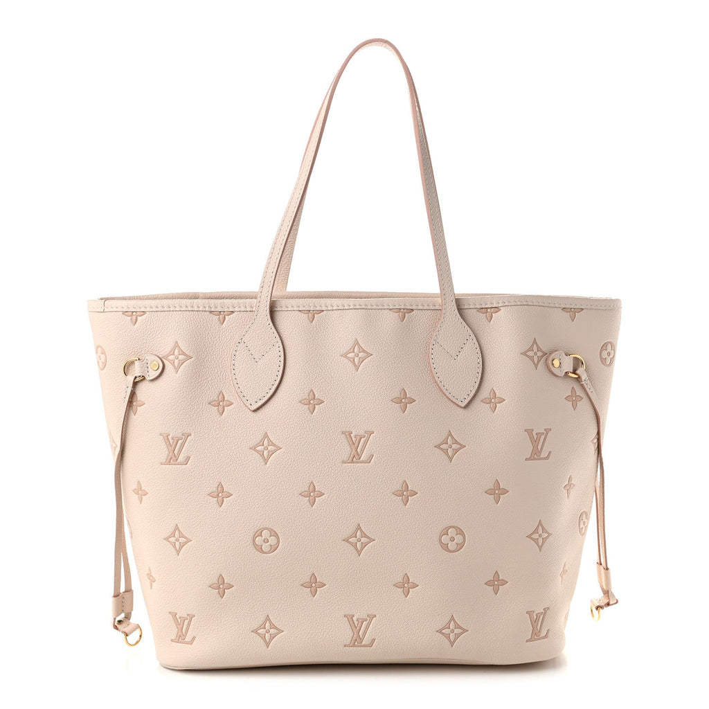 Monogram Debossed Neverfull MM Eden