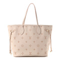 Monogram Debossed Neverfull MM Eden