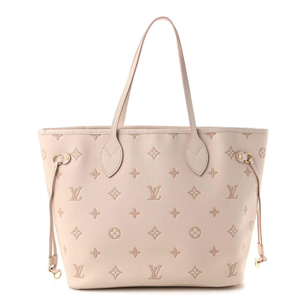 Monogram Debossed Neverfull MM Eden