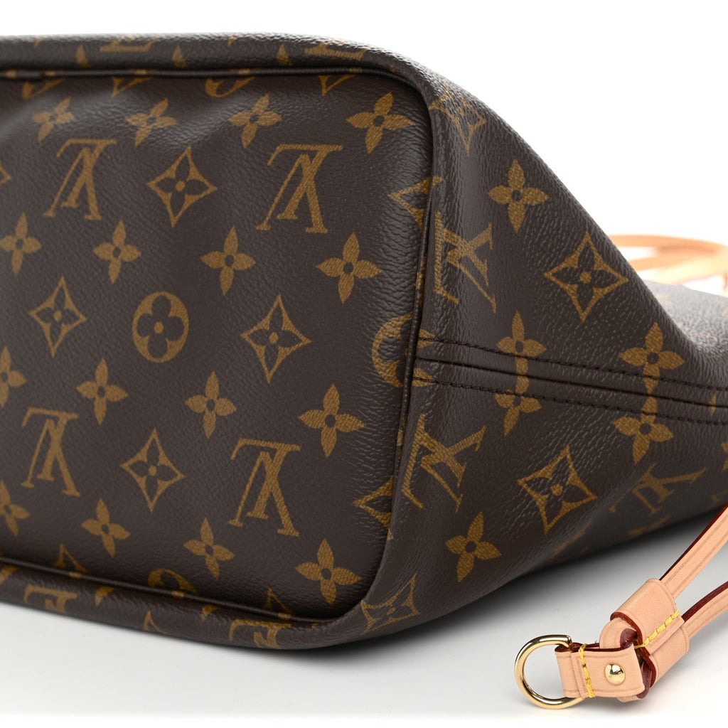 Monogram Inside Out Neverfull Bandouliere MM Rose Pondichery