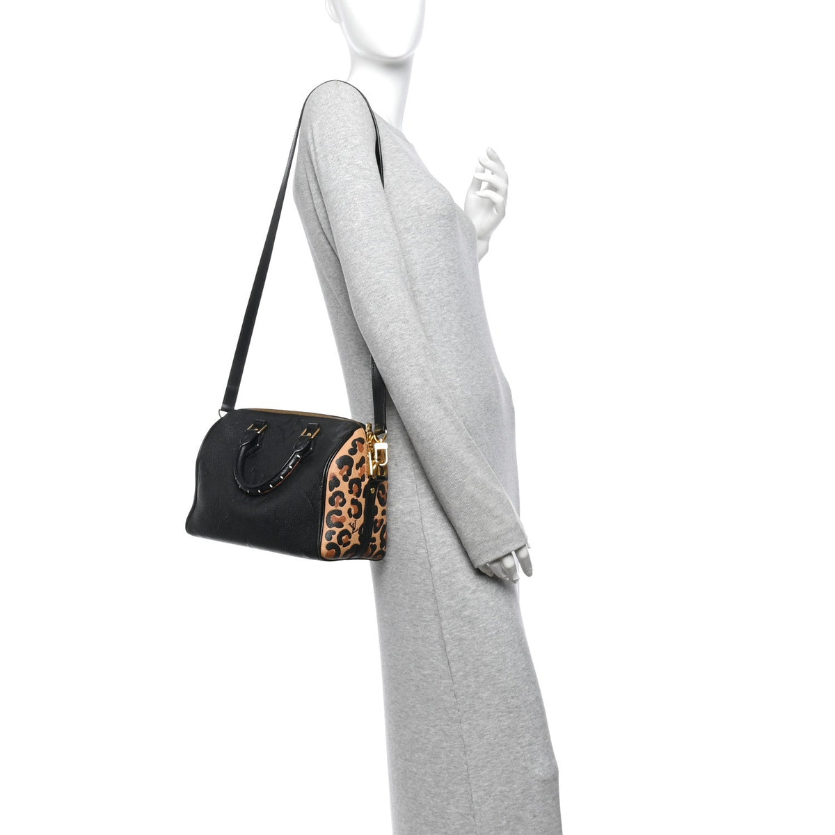 Empreinte Monogram Giant Wild At Heart Speedy Bandouliere 25 Black