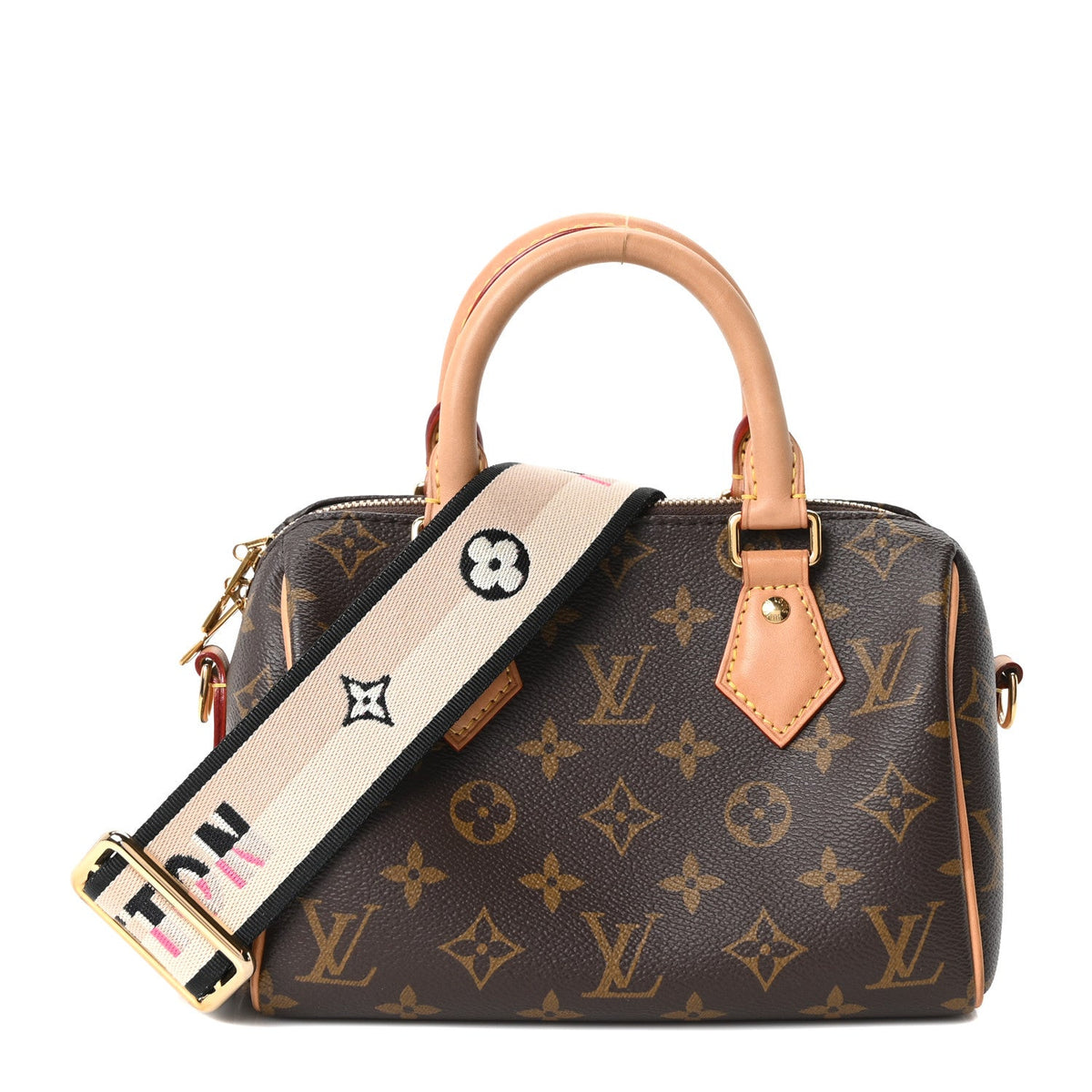 Monogram Speedy Bandouliere 20 Black