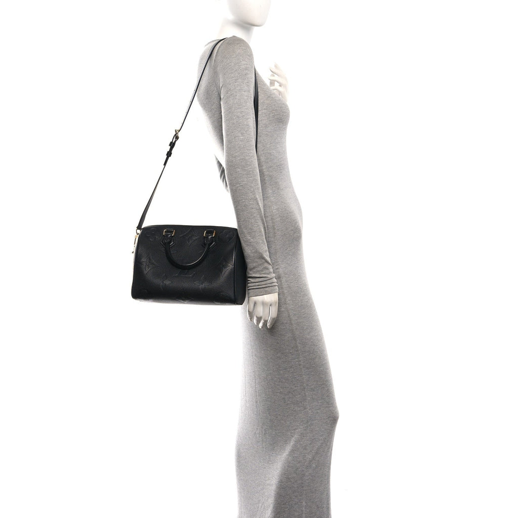 Empreinte Monogram Giant Speedy Bandouliere 25 Black