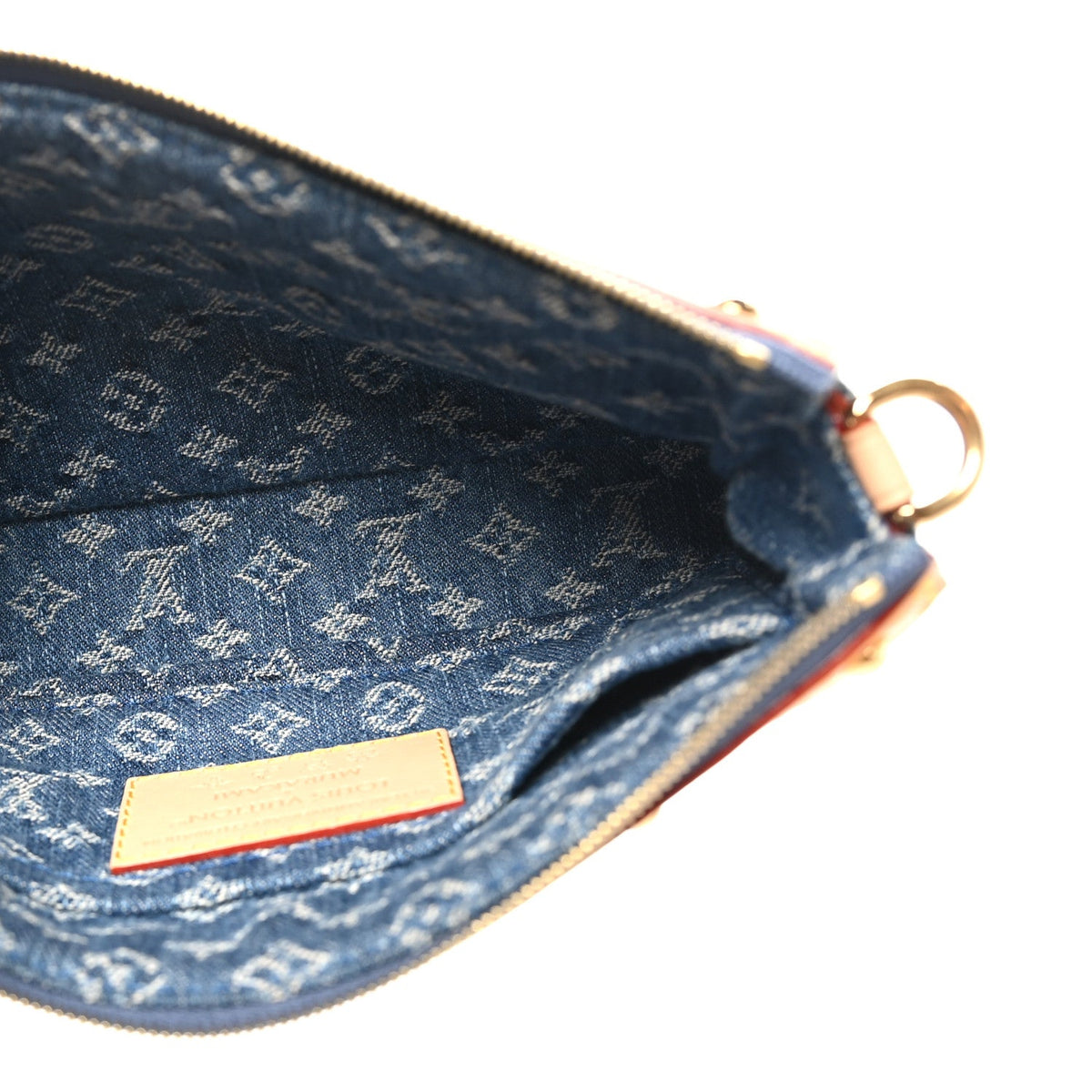 LV X TM Monogram Denim Cerises Pochette Accessories Blue