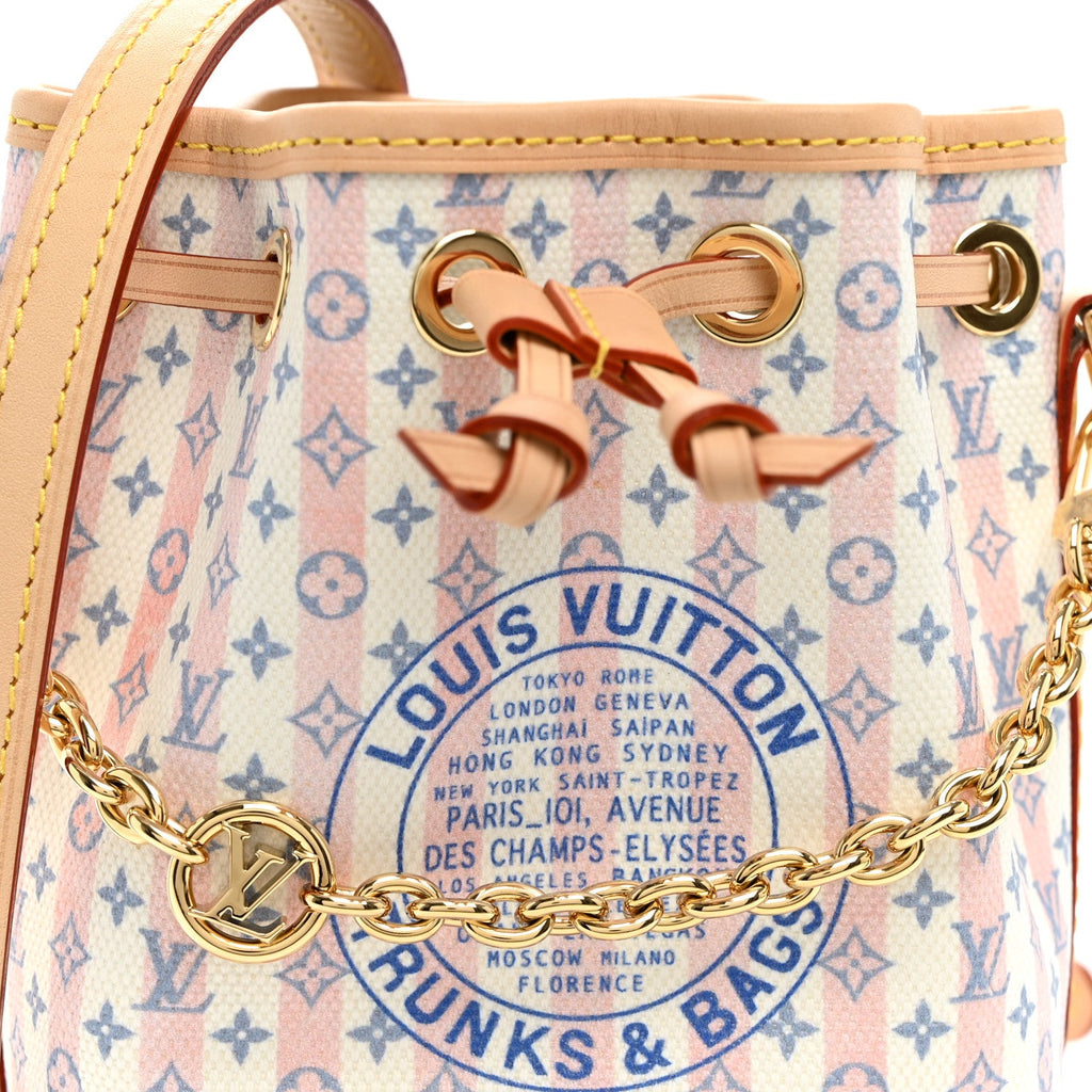 Minigram LV Stamp Nano Noe Blue