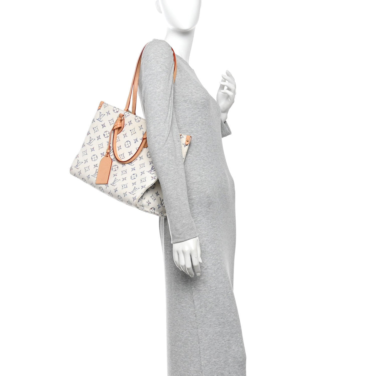 Monogram Jacquard Nautical Onthego MM Multicolor Beige