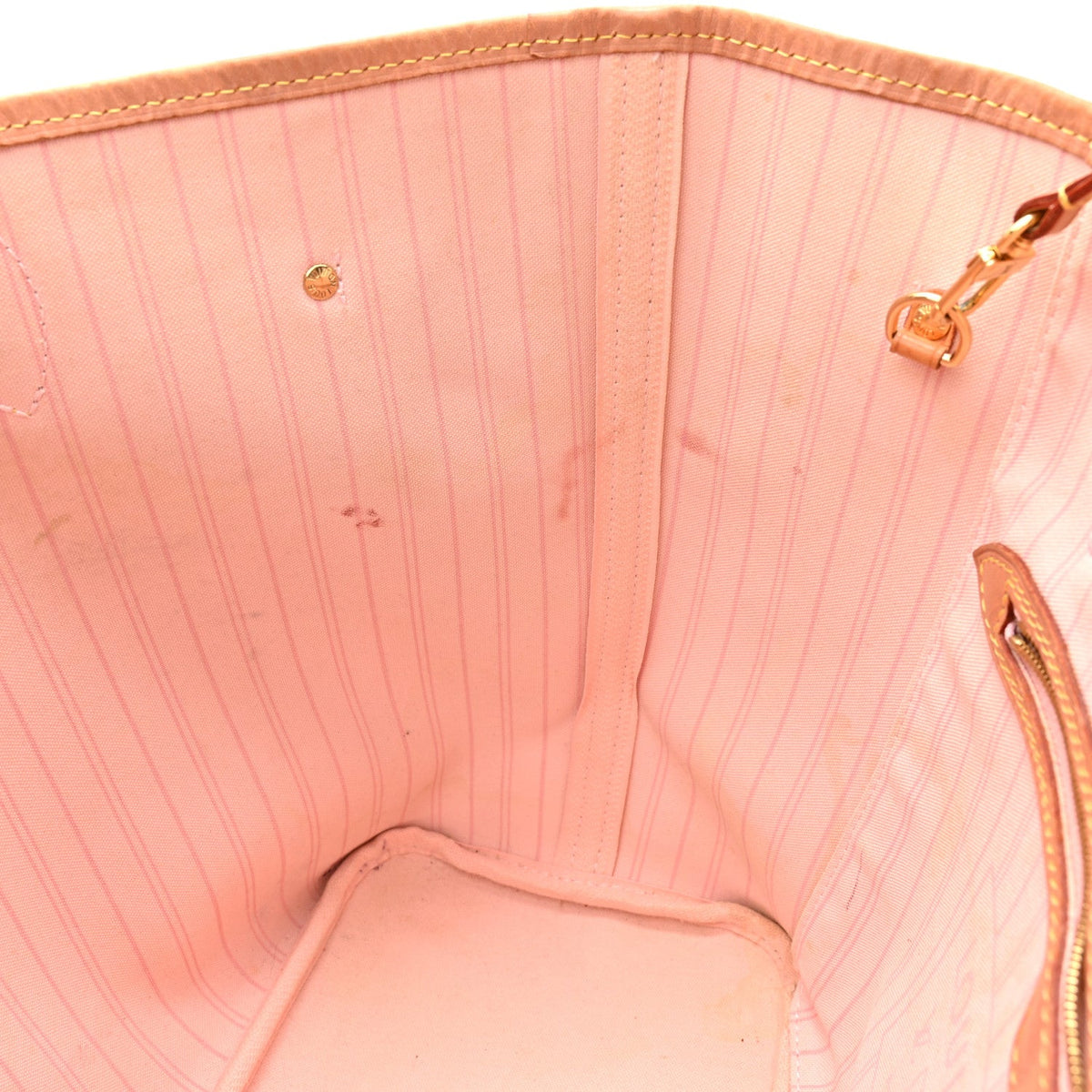 Damier Azur Neo Neverfull MM Rose Ballerine