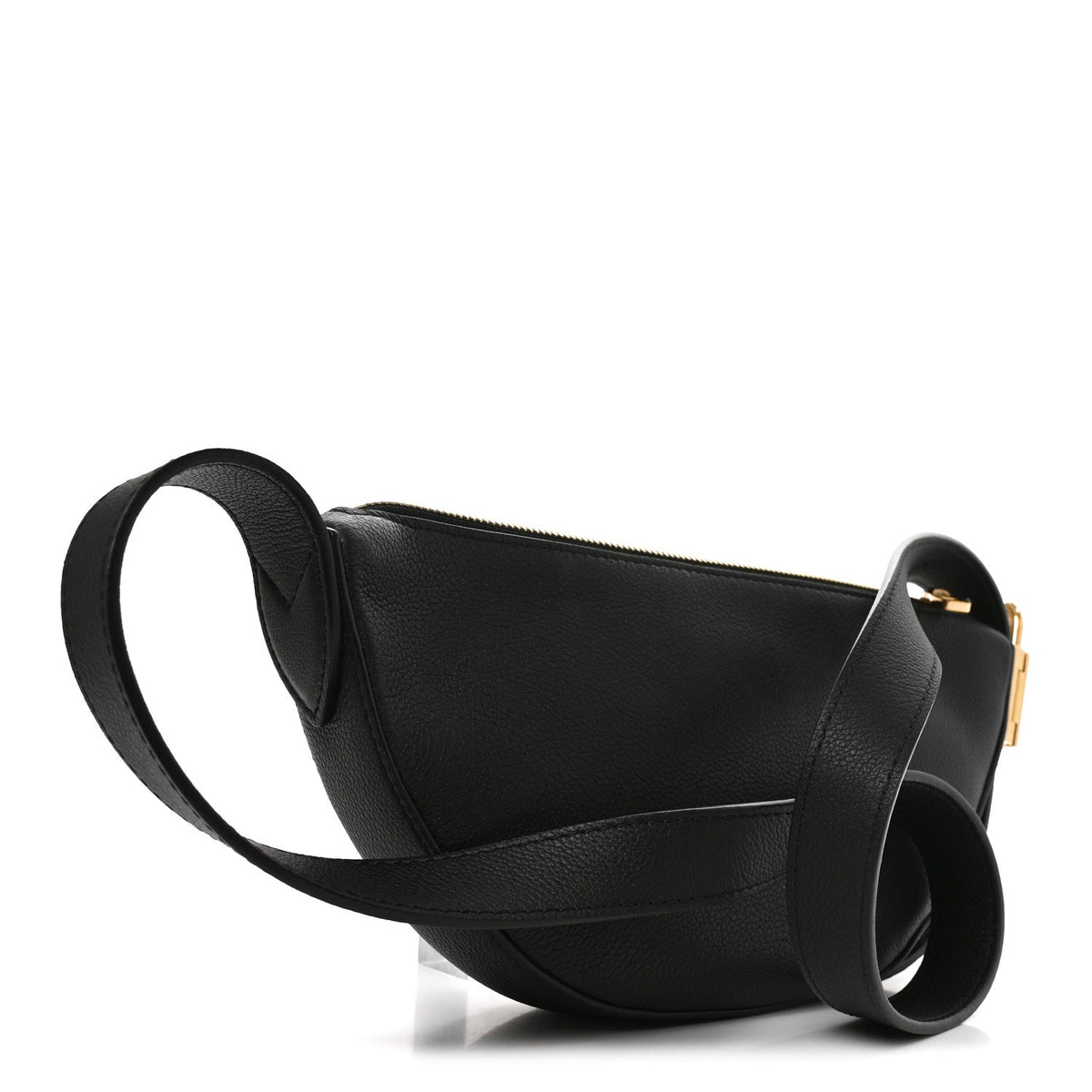 Smooth Calfskin Low Key Bumbag Black