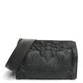 Calfskin Debossed Monogram Versailles City Keepall Dark Shadow Grey