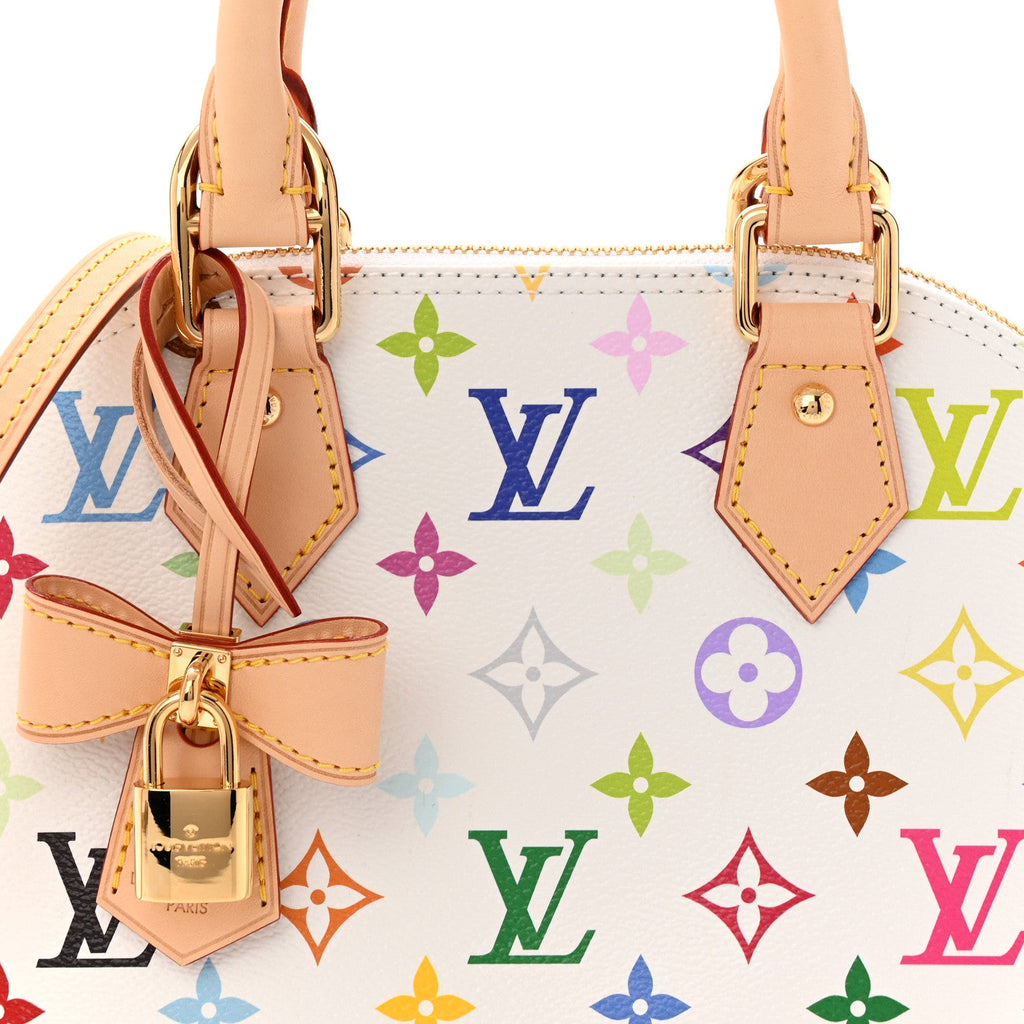 LV x TM Monogram Multicolor Alma BB White