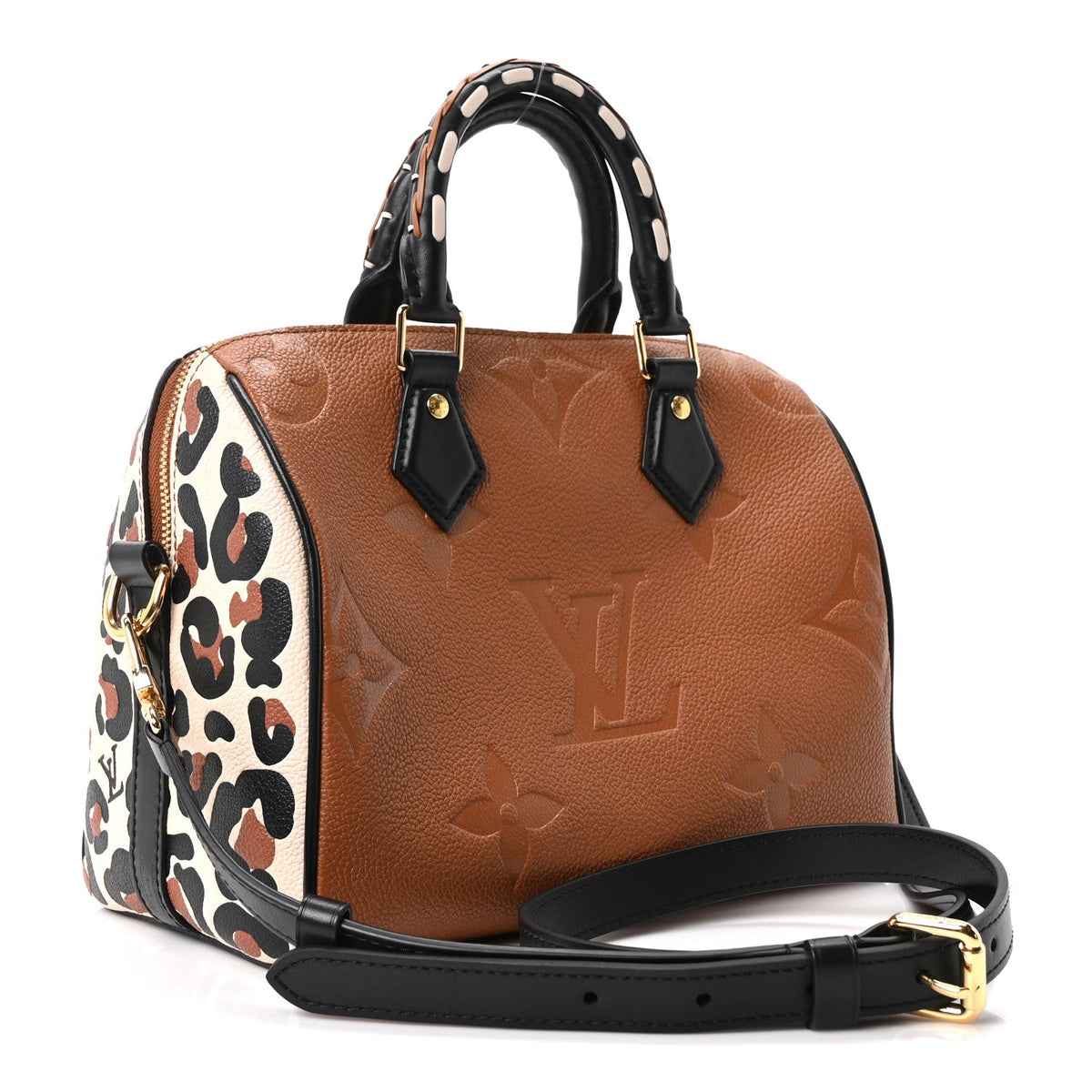 Empreinte Monogram Giant Wild At Heart Speedy Bandouliere 25 Caramel