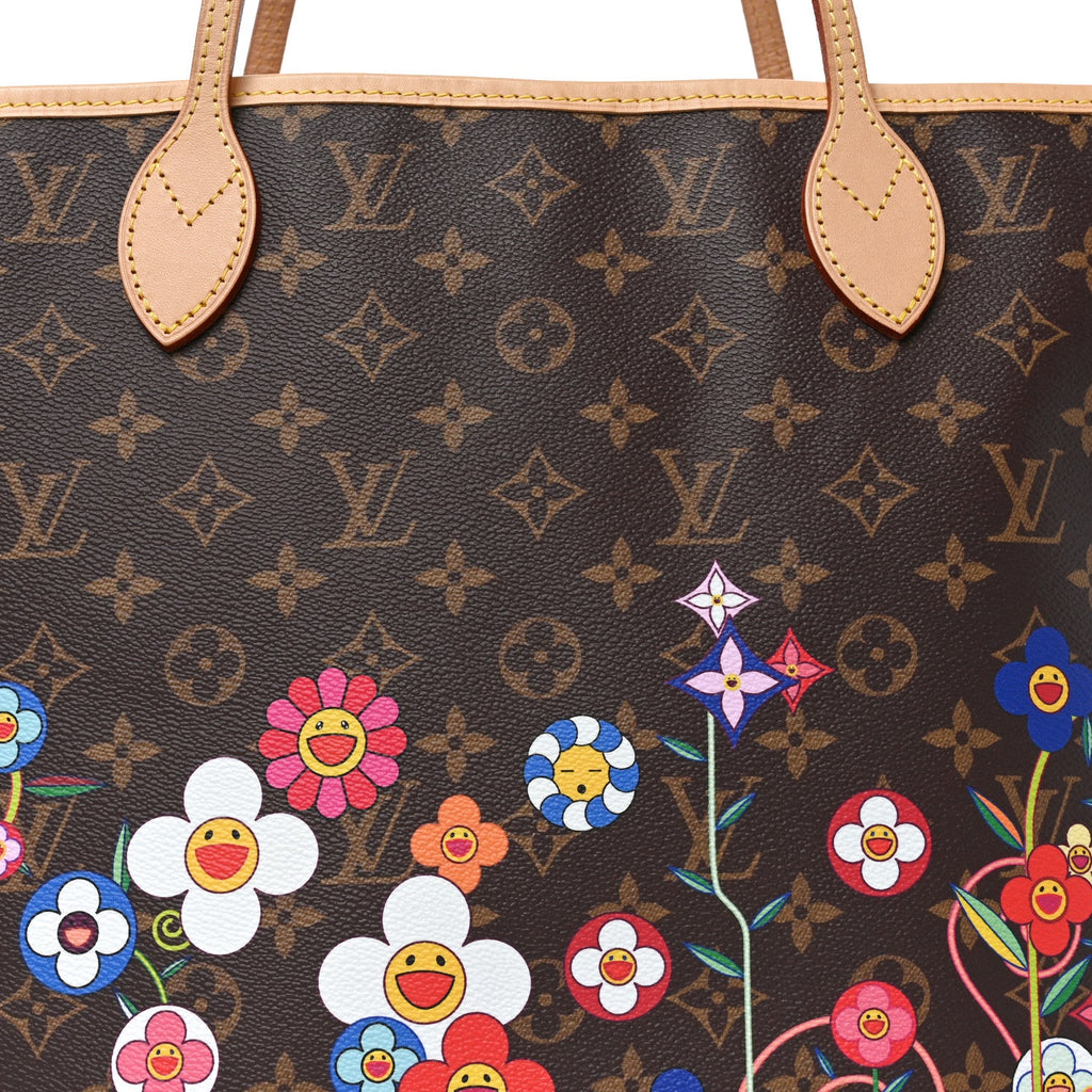 LV X TM Monogram Flowers Neverfull MM