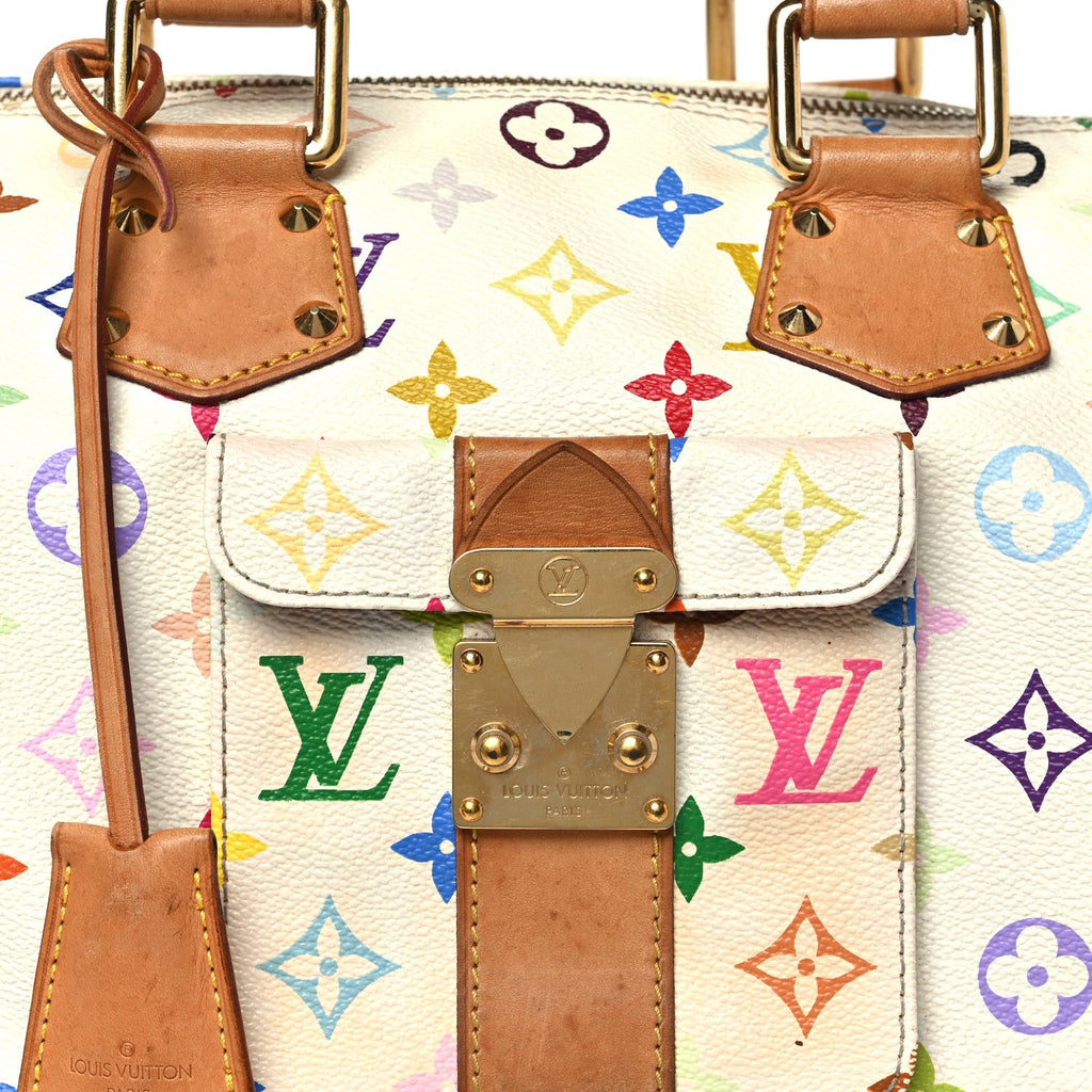 Monogram Multicolor Speedy 30 White