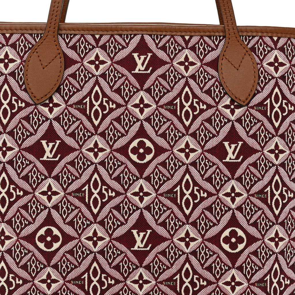 Jacquard Since 1854 Neverfull MM Bordeaux