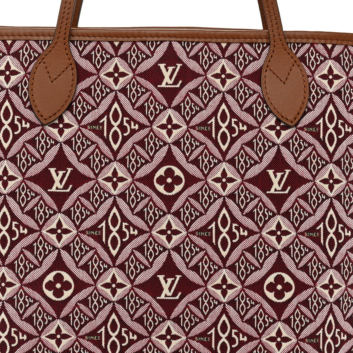 Jacquard Since 1854 Neverfull MM Bordeaux