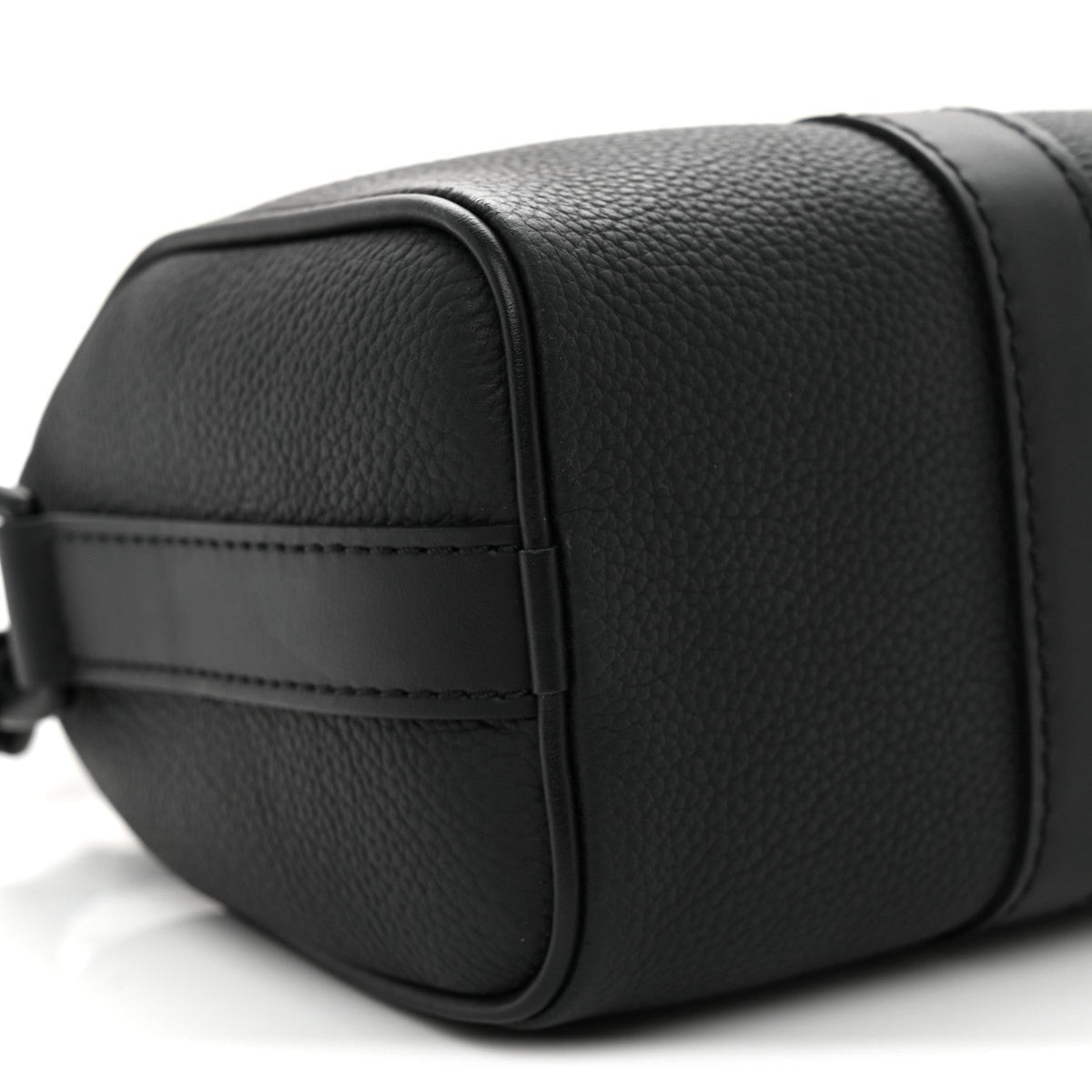 Grained Calfskin Aerogram Keepall XS Black