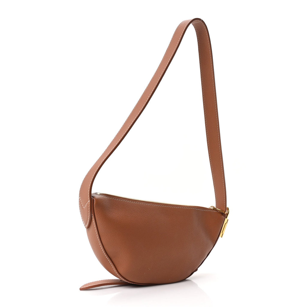 Smooth Calfskin Low Key Bumbag Cognac