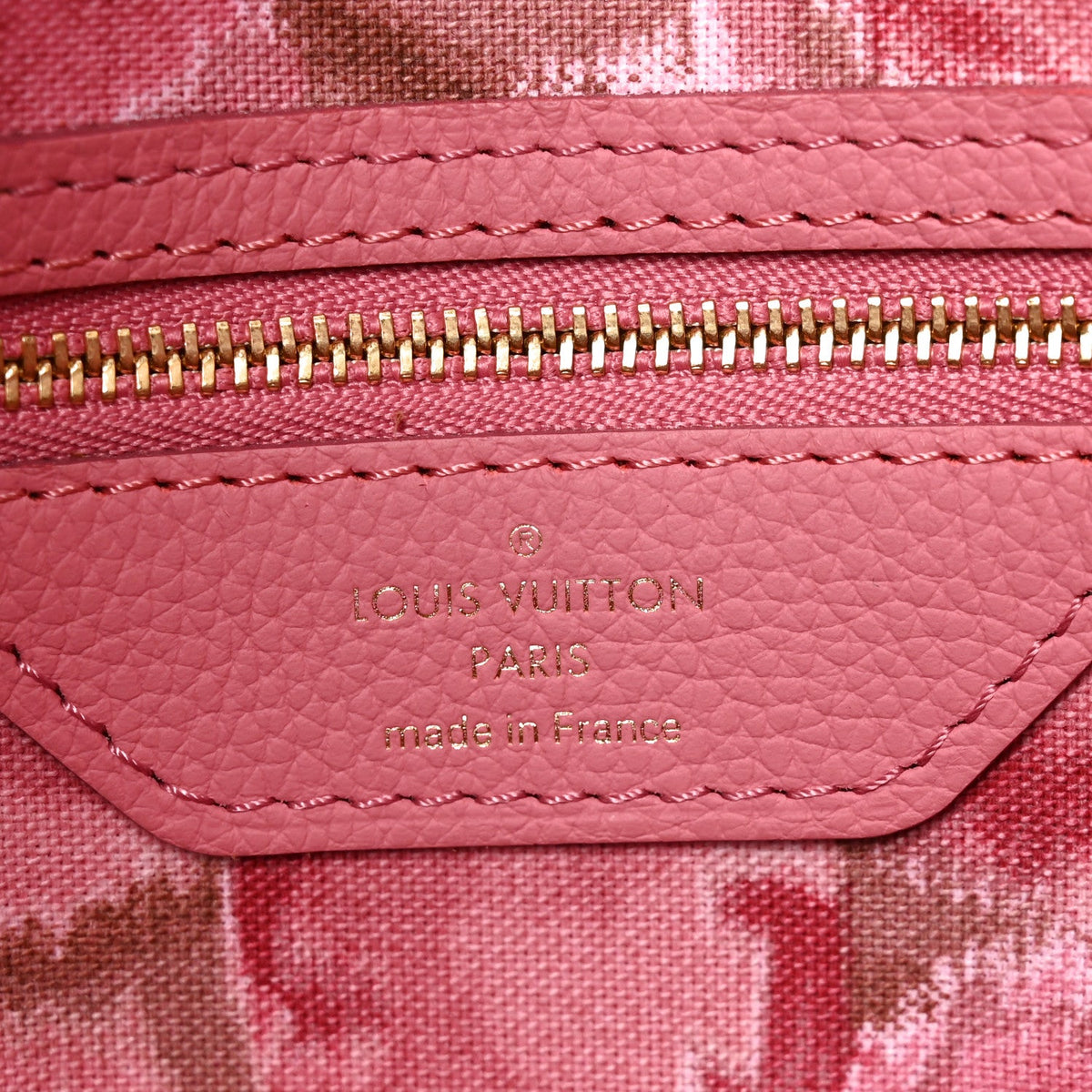 Monogram Articles de Voyage Ikat Neverfull MM Rose Velours