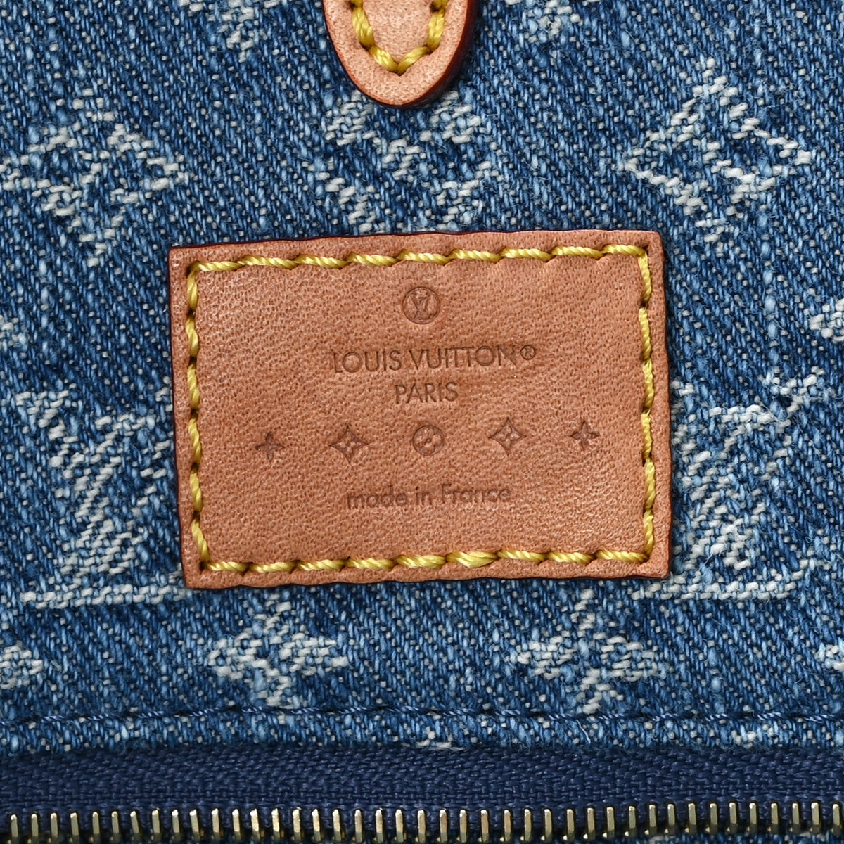 Monogram Denim Onthego MM Blue