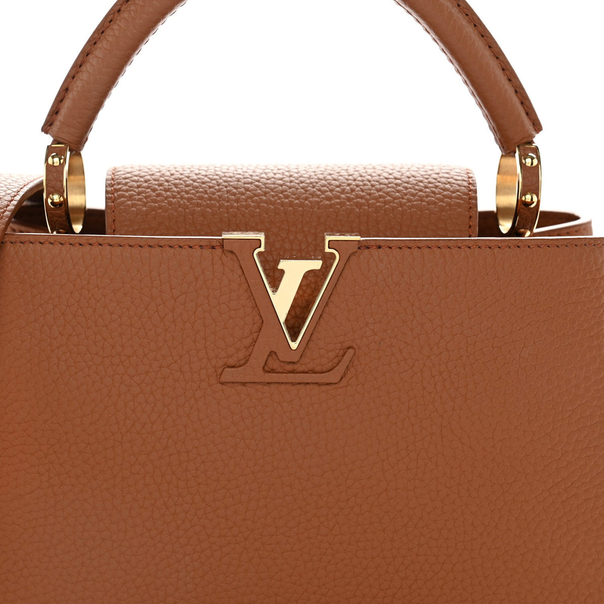 Taurillon Capucines BB Tan
