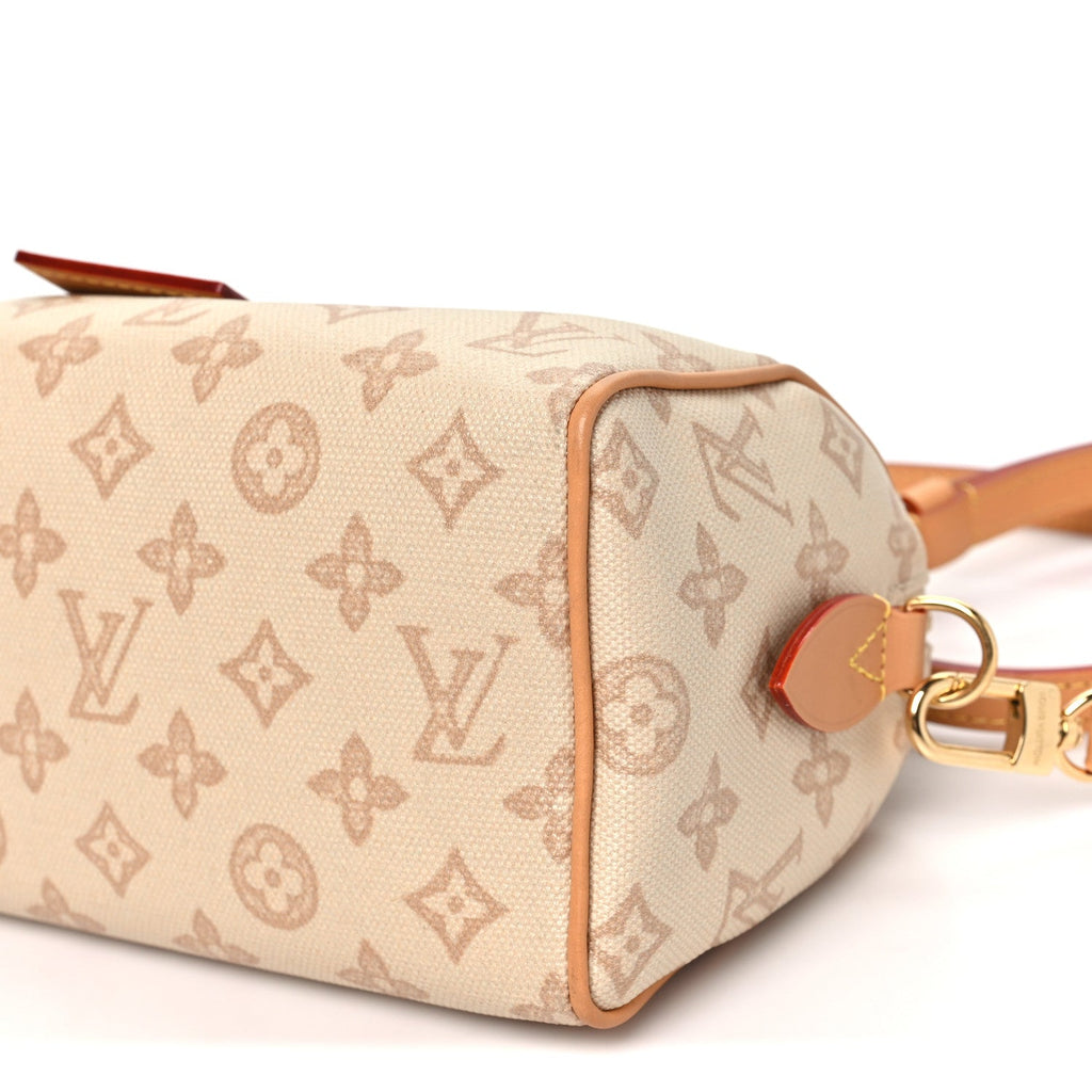 Monogram Origine Lin Speedy Bandouliere 20 Linen