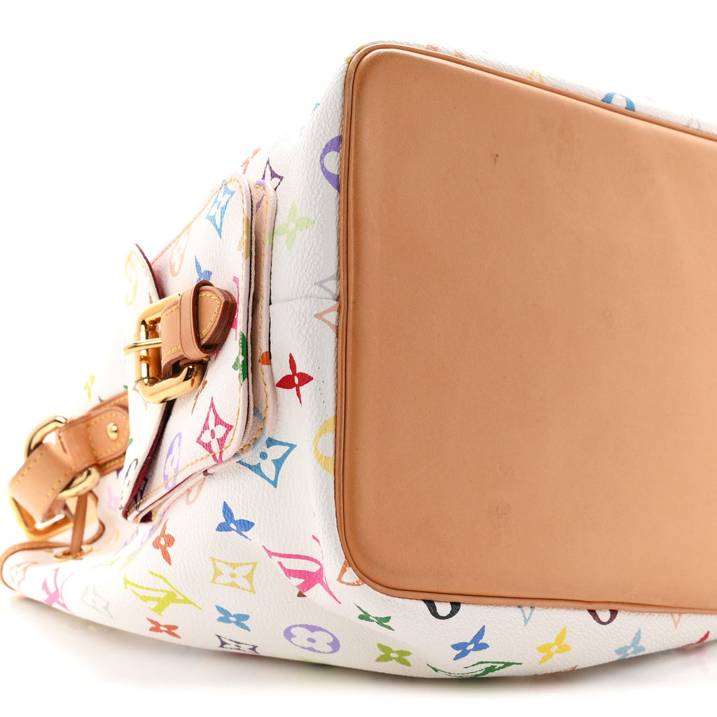 Monogram Multicolor Petit Noe White