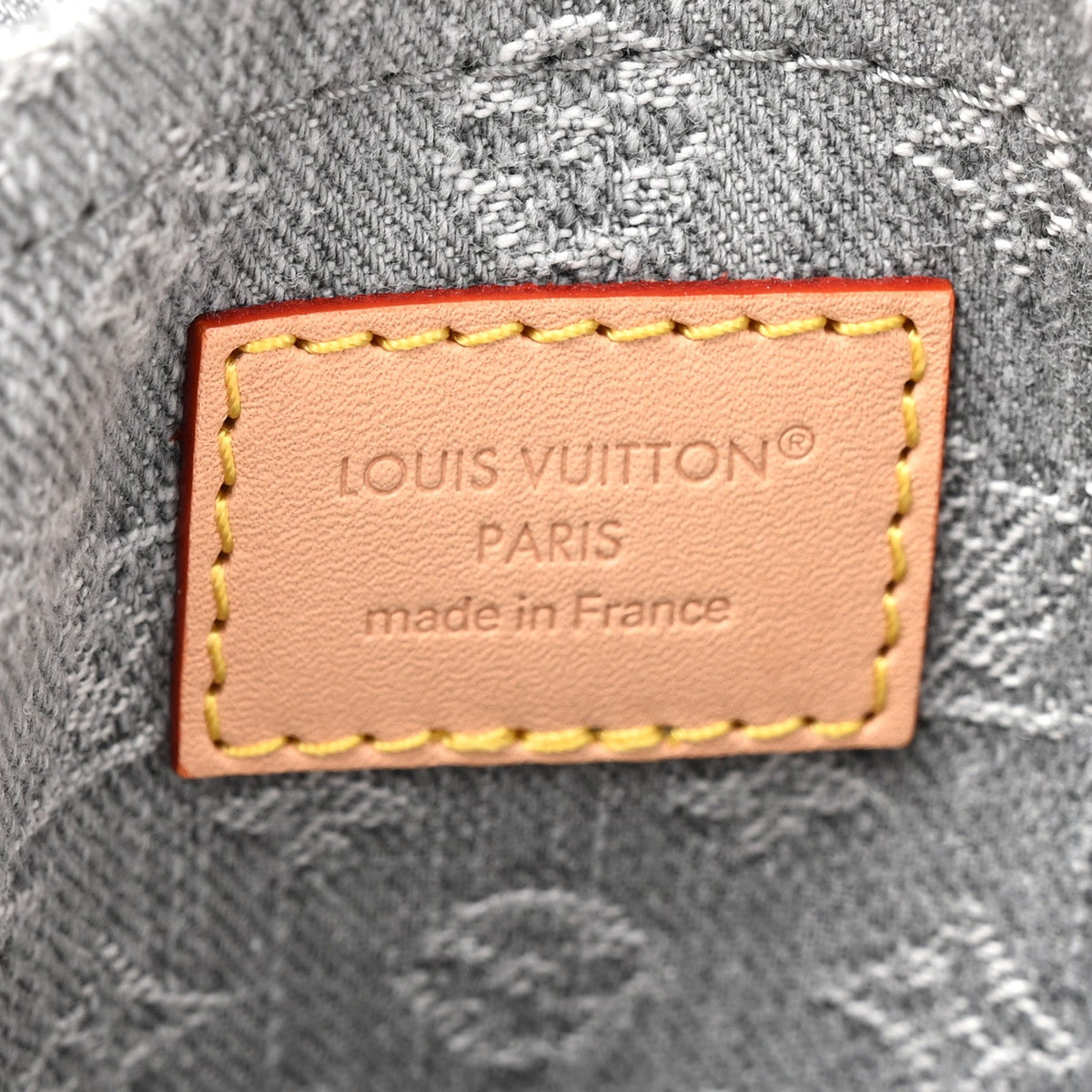Monogram Denim Speedy Soft 30 Washed Gray