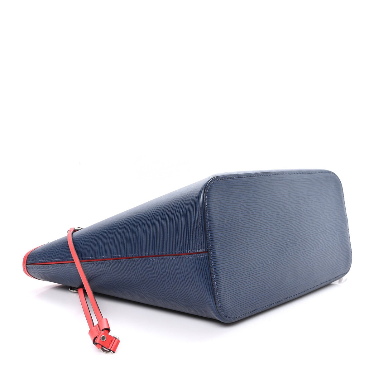 Epi Neverfull MM Indigo Coquelicot