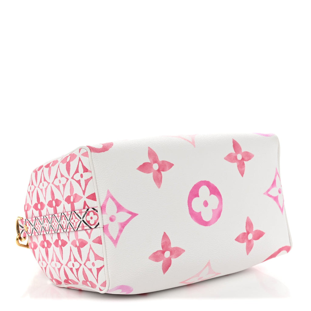 Monogram Giant By The Pool 2.0 Speedy Bandouliere 25 Rose