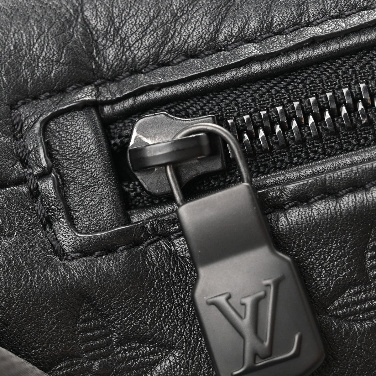 Calfskin Monogram Shadow Discovery Bumbag Black