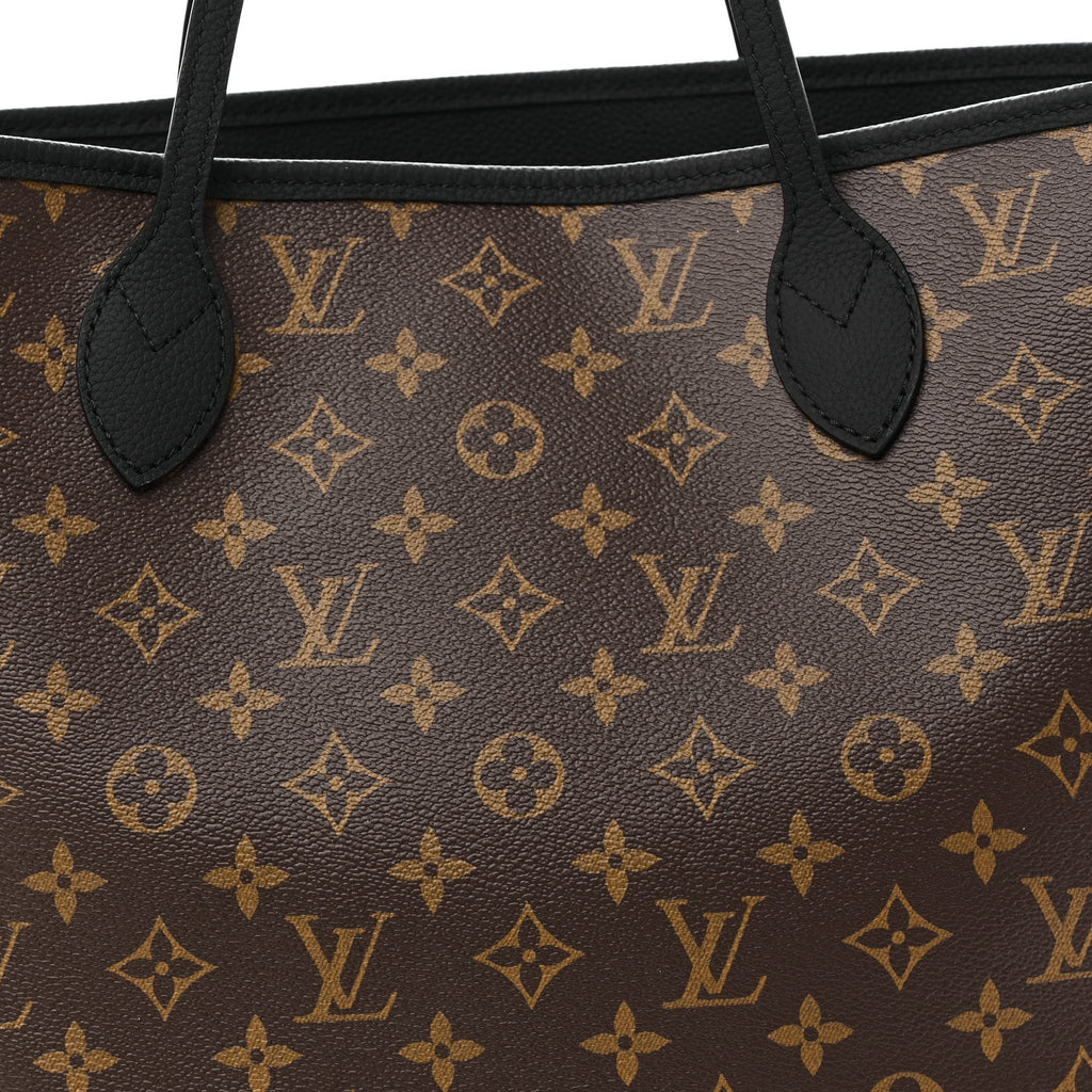 Monogram Calfskin Neo Neverfull Inside Out MM Black