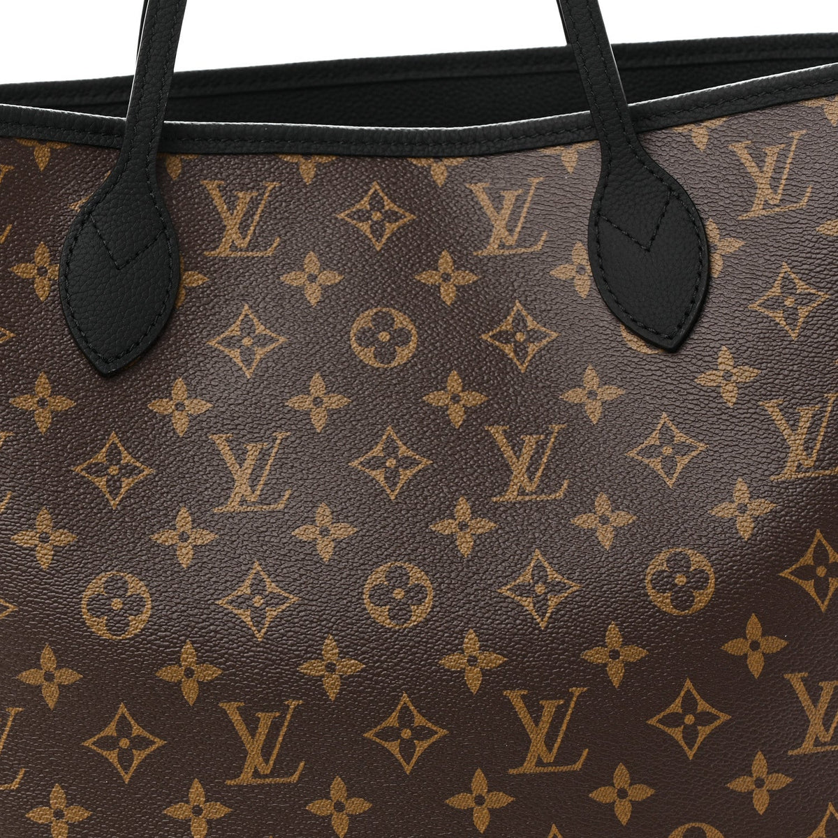 Monogram Calfskin Neo Neverfull Inside Out MM Black