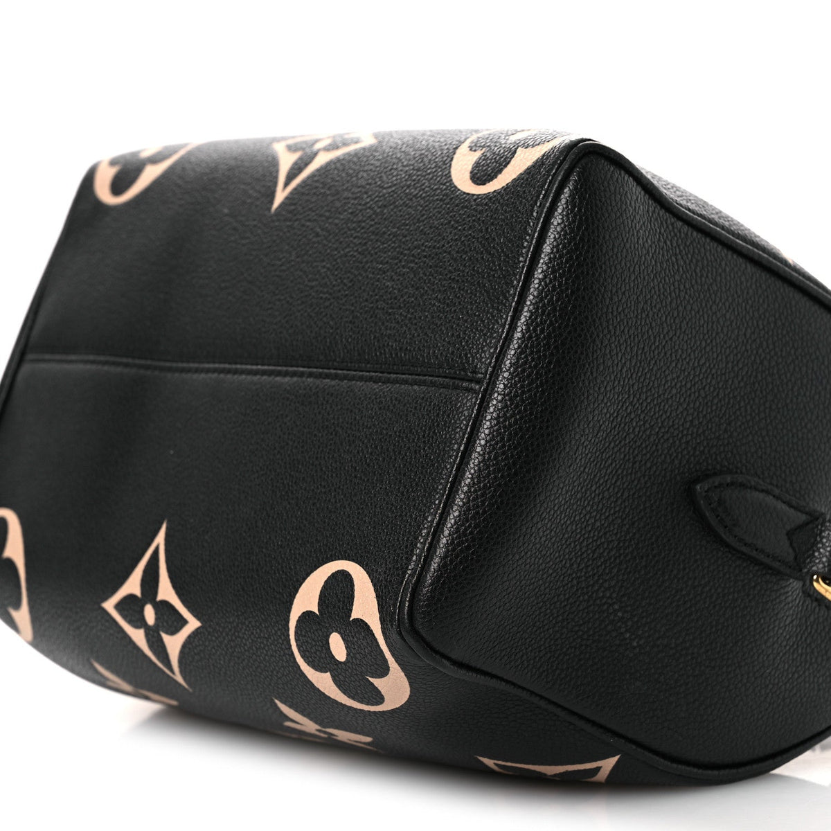 Empreinte Monogram Giant Speedy Bandouliere 25 Black Beige