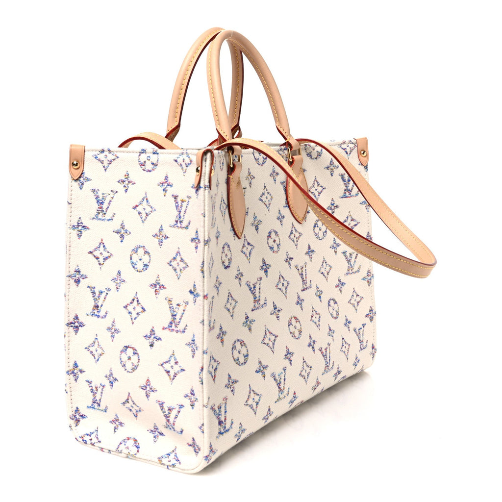 Monogram Jacquard Nautical Onthego MM Multicolor Beige