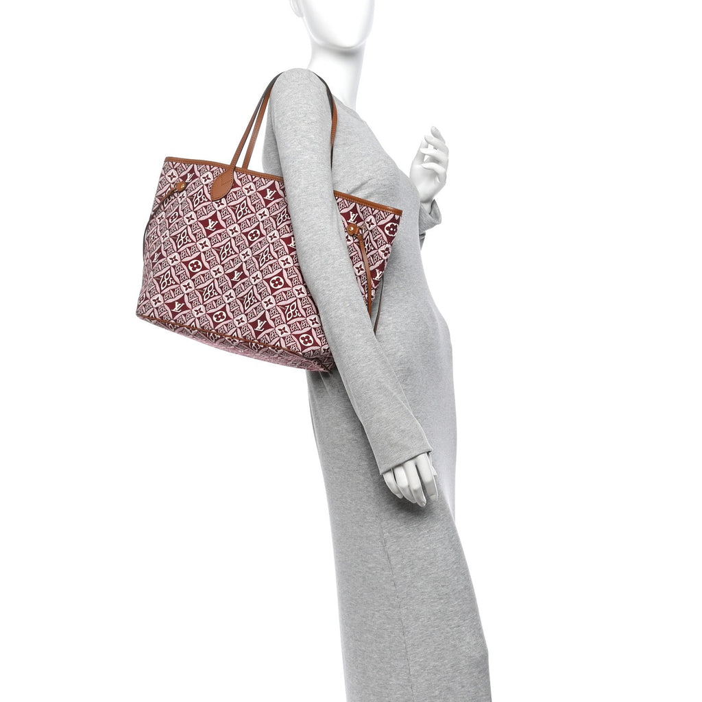 Jacquard Since 1854 Neverfull MM Bordeaux