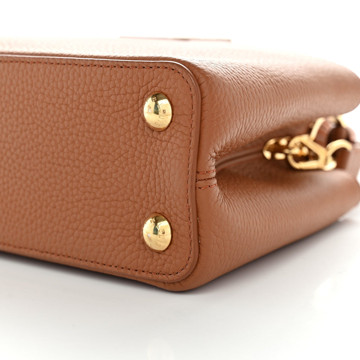Taurillon Capucines BB Tan