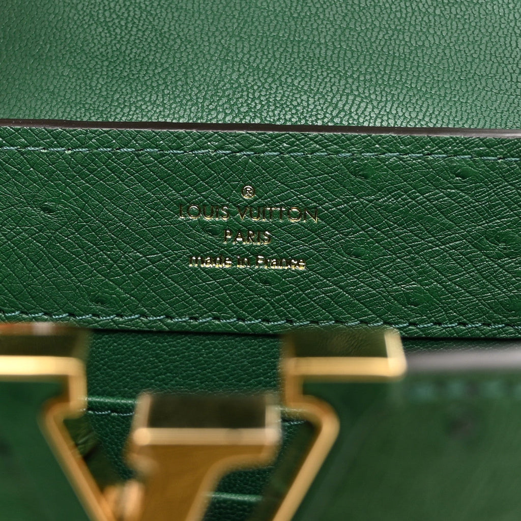 Ostrich Capucines Mini Mint