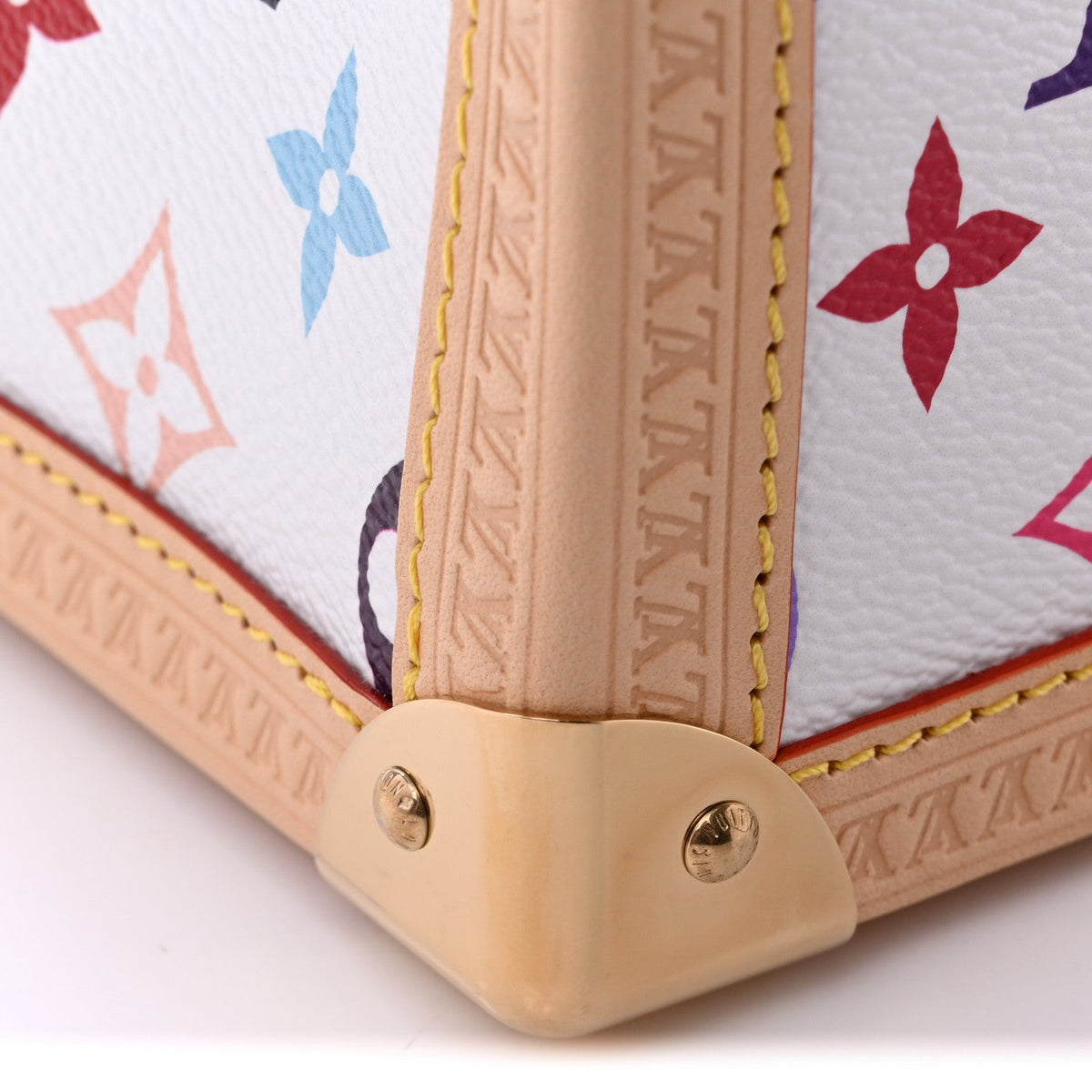 LV X TM Monogram Multicolor Onthego PM White