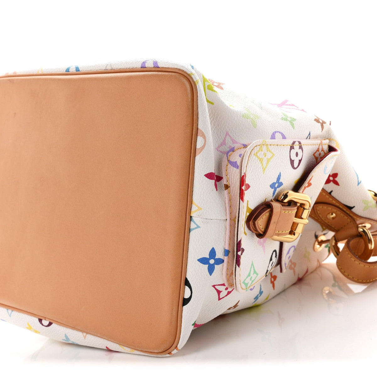 Monogram Multicolor Petit Noe White