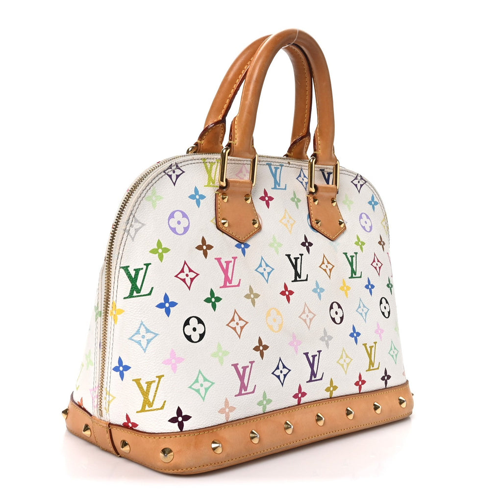 Monogram Multicolor Alma PM White