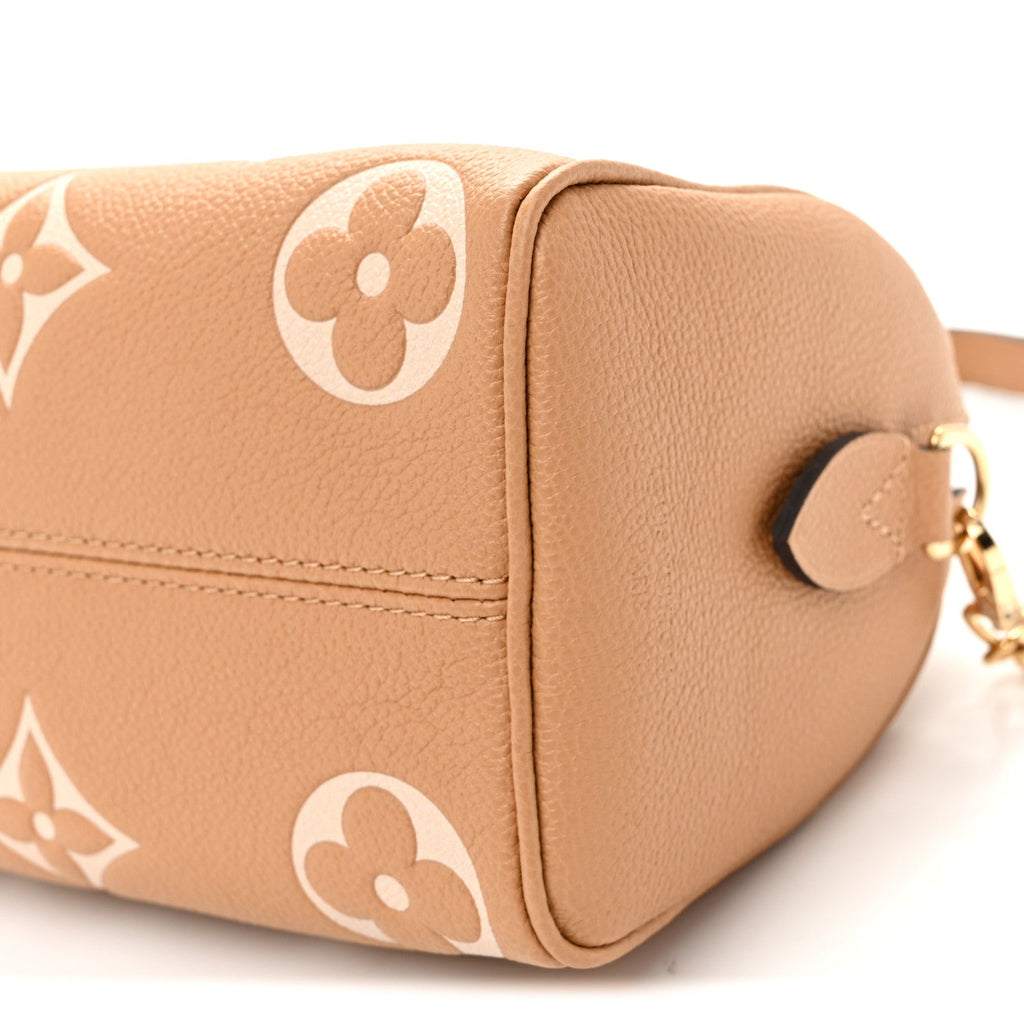 Empreinte Monogram Giant Speedy Bandouliere 20 Arizona Creme